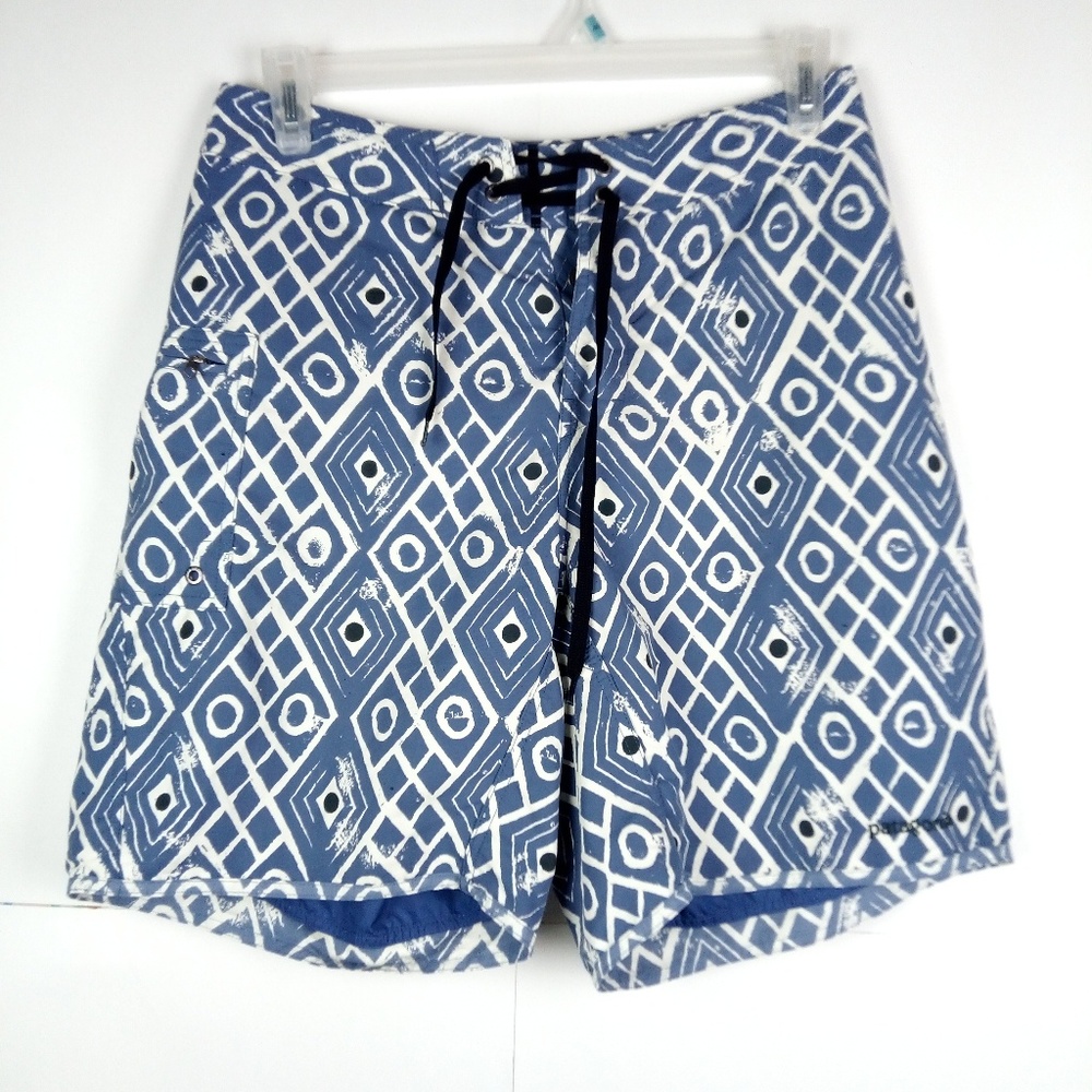 Patagonia Nylon Board Shorts Geometric Print